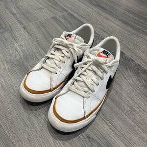 Nike Kids White and Black Sneakers